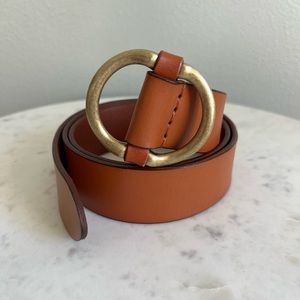 Cabi Belt with Gold Buckle - Genuine Leather
